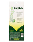 Naughty Bits I Leaf Dick Glow-In-The-Dark Weed Leaf Dildo