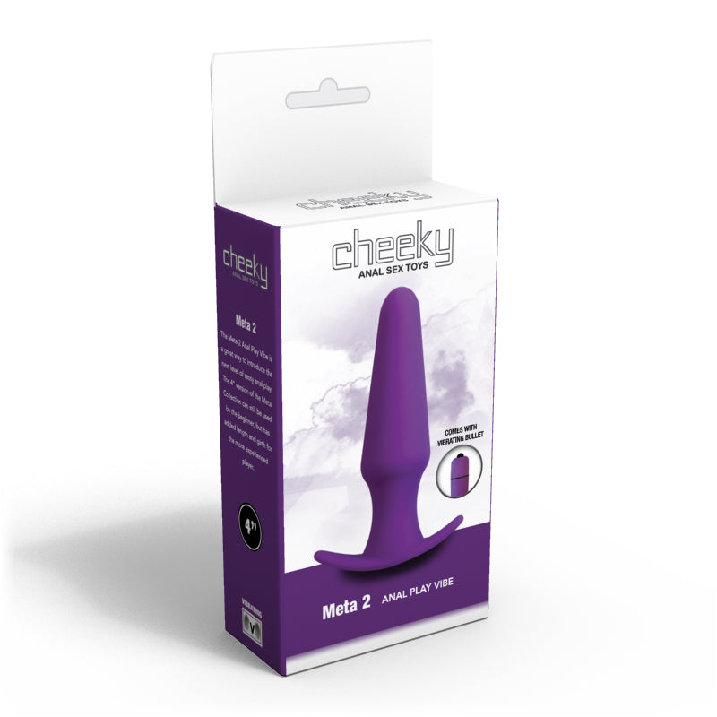 Cheeky Meta Long Vibrating Anal Toys