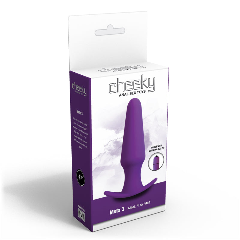 Cheeky Meta Long Vibrating Anal Toys