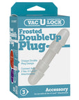 Vac-U-Lock Frosted Double Up Plug - Non-retail Packaging