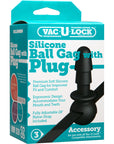 Vac-U-Lock Black Ball Strap Plug