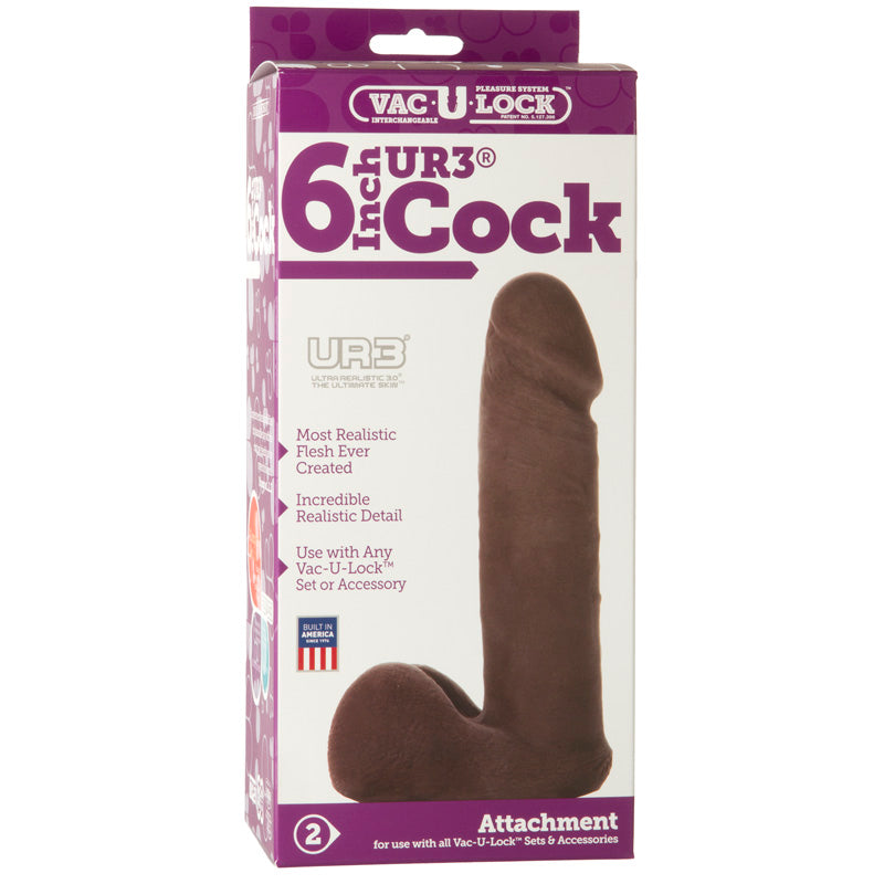 Vac-U-Lock Ur3 Cock 6 Inch