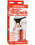 Vac-U-Lock Vibro Ultra Harness 2 & Plug With 8 Inch Ur3 Cock - Non-retail Packaging
