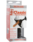Vac-U-Lock Classic 8 Inch With Supreme Harness - Non-retail Packaging