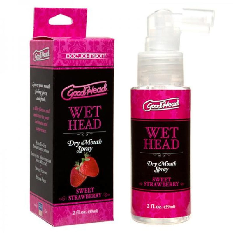 Goodhead Wet Head Dry Mouth Spray Sweet Strawberry