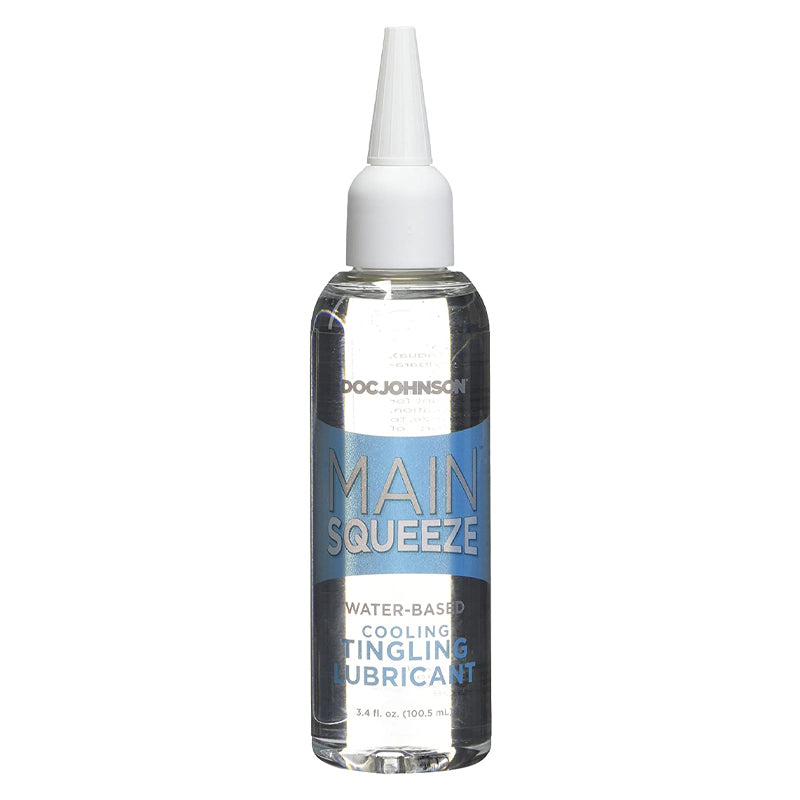 Main Squeeze Cooling Tingling Water Based Lubricant 3.4 fl. Oz