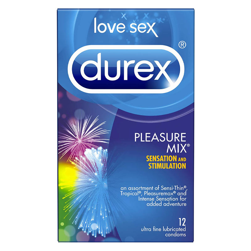 Durex Pleasure Mix Lubricated Condoms
