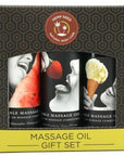Earthly Body Edible Massage Oil Gift Set