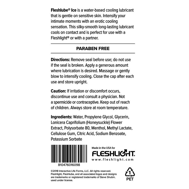 Fleshlube Ice Cooling Lubricant