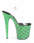 FLAMINGO-808 Mermaid Glitter Heel