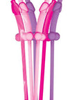 Bachelorette Party Flexy Super Straw 10Pcs Set