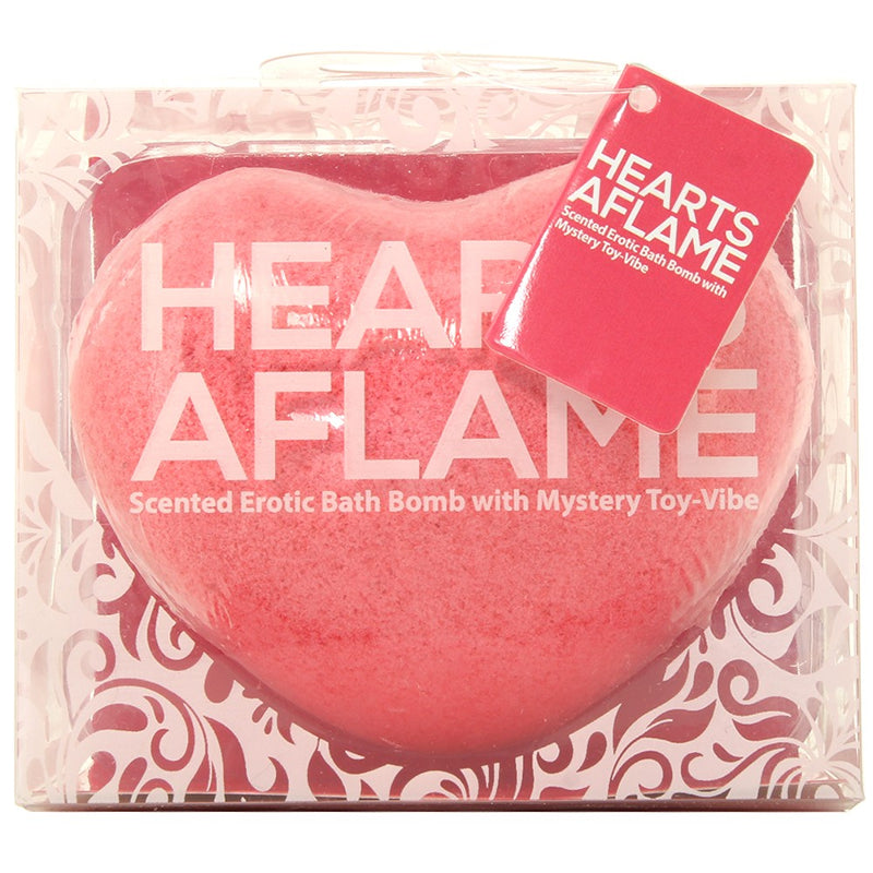 Hearts A Flame Erotic Lovers Bath Bomb With Mystery Toy Vibe