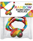 Rainbow Boobie Candy Necklace