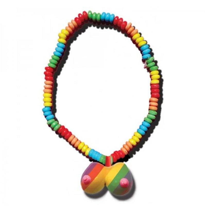 Rainbow Boobie Candy Necklace