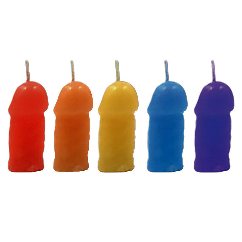 Pecker Party Candles Assorted Colors