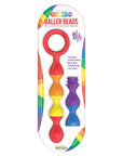 Rainbow Baller Beads With Ring Handle