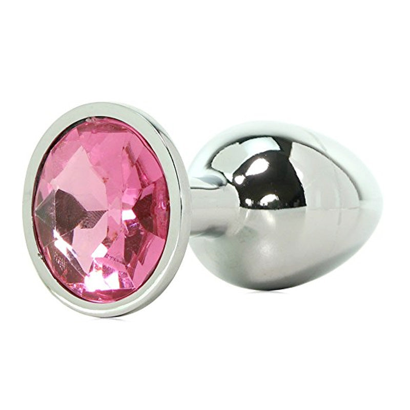 The 9s The Silver Starter Bejeweled Stainless Steel Plug