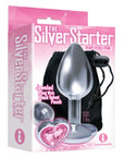 The 9s The Silver Starter Bejeweled Stainless Steel Plug
