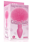 The 9s Cottontails Bunny Tail Butt Plug Ribbed