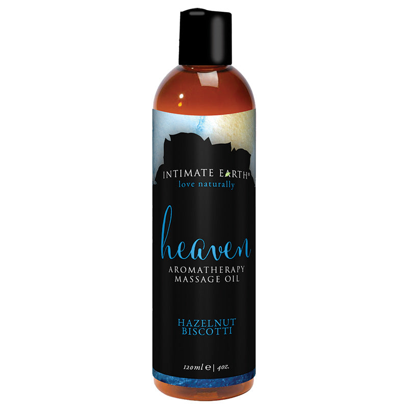 Intimate Organics Heaven Hazelnut Biscotti Massage Oil