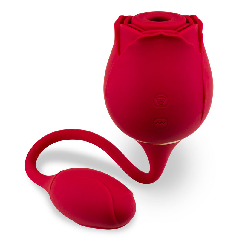 The Rose and Bud Premium Suck and Vibe Stimulator | Love Shop The Rose and Bud Premium Suck and Vibe Stimulator | Love Shop