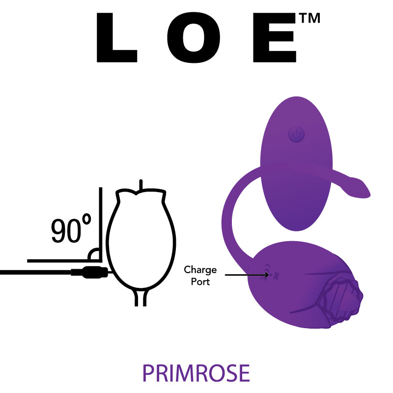 LOE Primrose Vibrating Remote-Controlled Stimulator