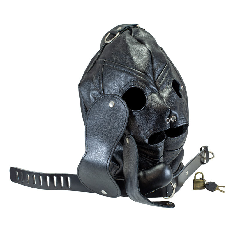 Behave Mens Hood With Gag - Packed In Sealed Foil Bags