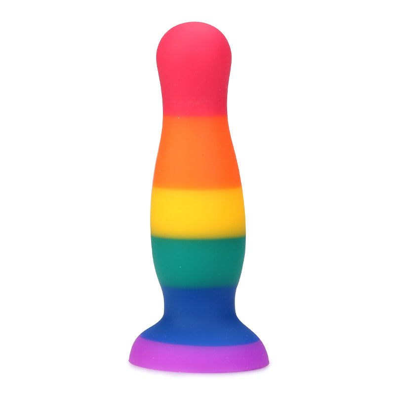 Happy Pride Silicone Plug - Packed In Sealed Foil Bags