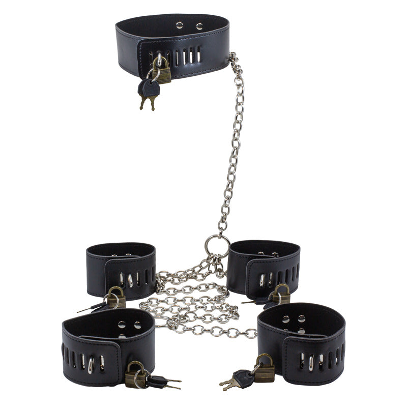 Chain Me Neck, Cuffs &amp; Ankle Restraint