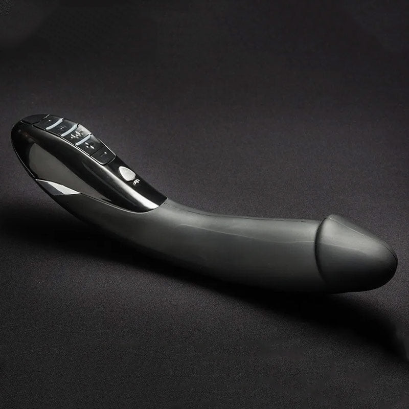 Silicone E-Stim Vibe Black