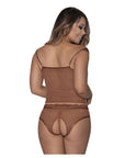 Caramel Kiss Cami And Split Crotch Boyshort