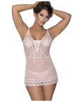 Seabreeze Lace Up Chemise And G Set