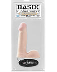 Basix 6"Vibrating Dong Flesh