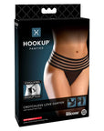 Hookup Panties Crotchless Love Garter