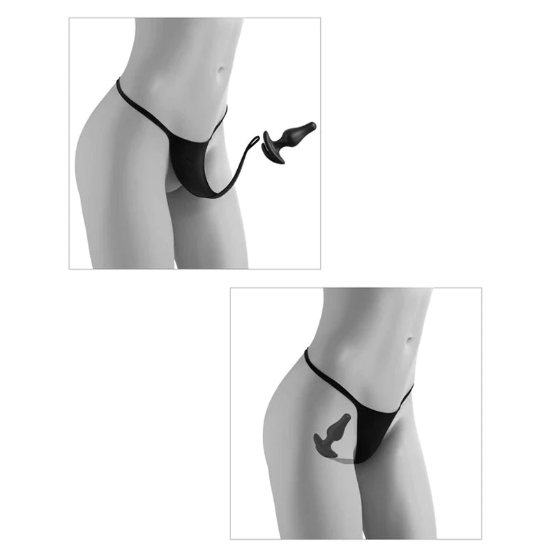 Hookup Panties Crotchless Love Garter