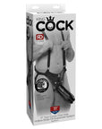 King Cock Two Cocks One Hole Hollow Strap-On