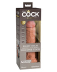 King Cock Elite 8"Dual Density Vibe Silicone Cock