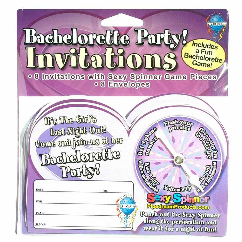 Bachelorette Party Party Sexy Spinner Invitations
