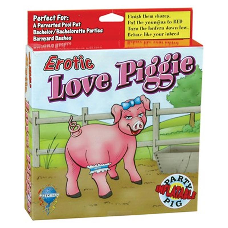 Erotic Love Piggie Blow Up Love Pig