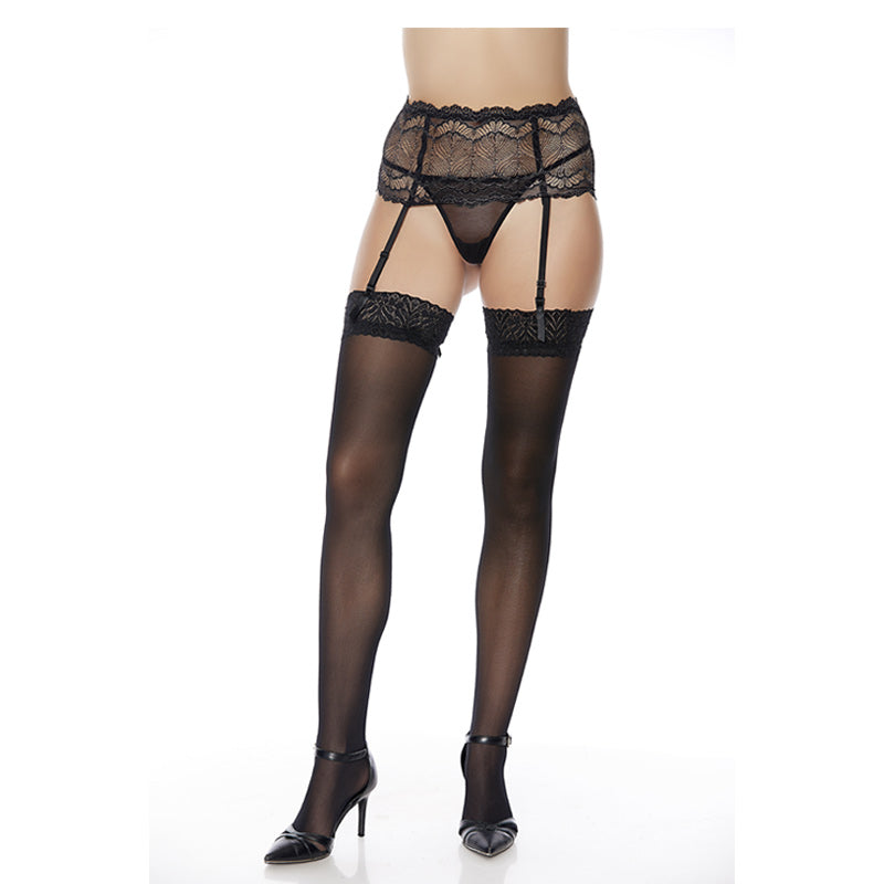 Popsi Silcone Lace Top Thigh High