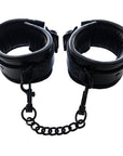 Rouge Padded Leather Ankle Cuffs