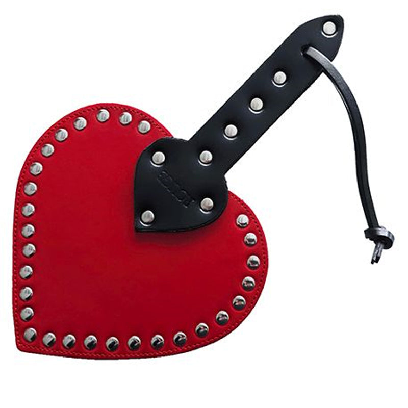 Rouge Leather Heart Paddle