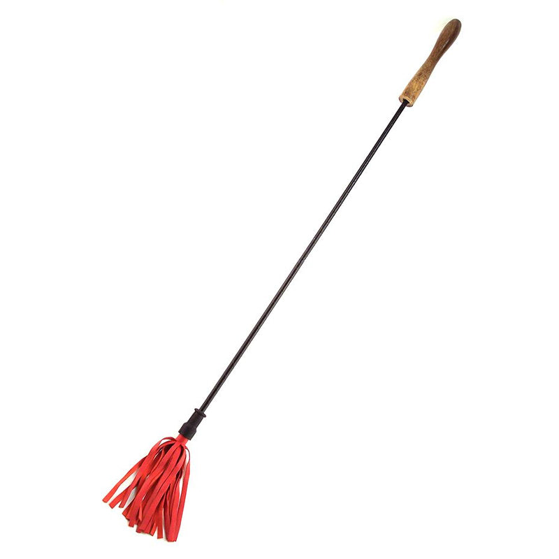 Rouge Woden Handle Leather Riding Crop