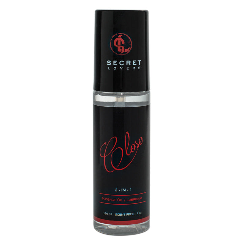 Secret Lovers Close 2-in-1 Massage Oil and Lubricant