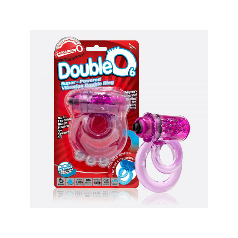 DoubleO 6 Vibrating Cock Ring