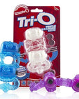 Tri-O - Assorted Colours Vibrating Cock Ring