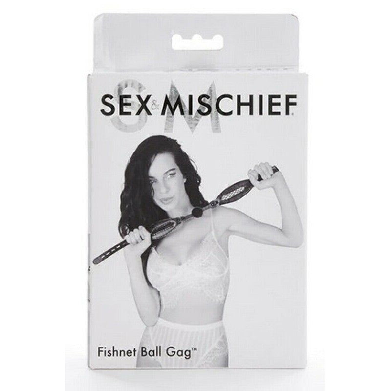 Sex &amp; Mischief Fishnet Ball Gag