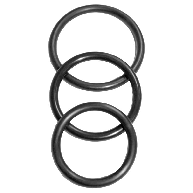 Sex &amp; Mischief Nitrile Cock Ring 3 Pack