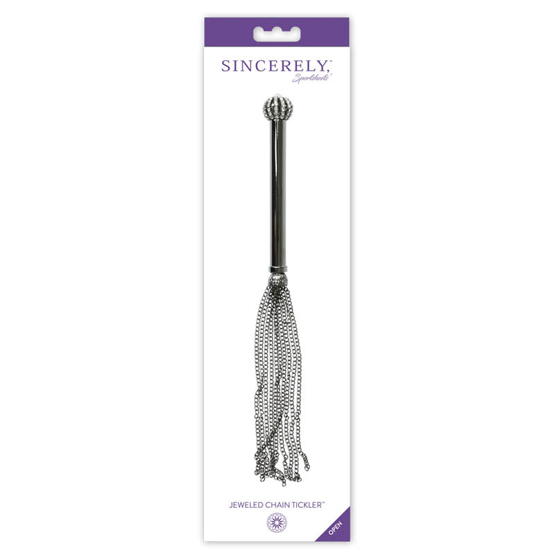 Sincerely Jeweled Chain Tickler