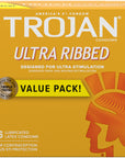 Trojan Ultra Ribbed Condoms